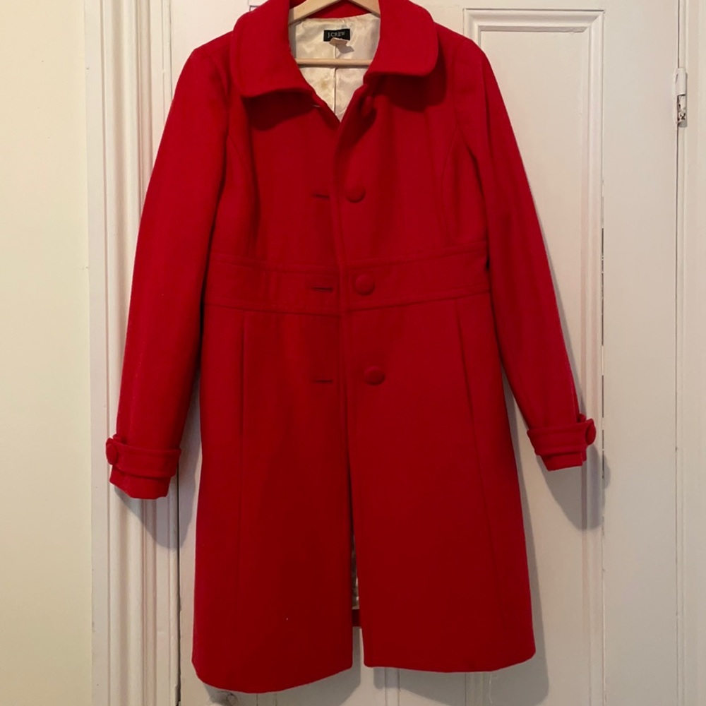 J.Crew wool dress coat